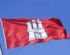 Altona - Flagge von Hamburg
